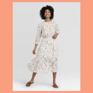 A New Day- Target abstract midi dress